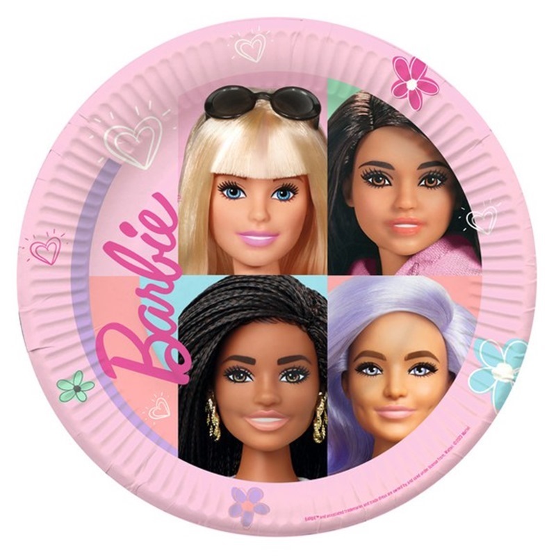 Piatti 23 cm Barbie Sweet Life 8 pezzi Piatti 23 cm Barbie Sweet Life 8 pezzi