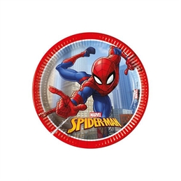Piatti in carta Spiderman 8 pezzi
