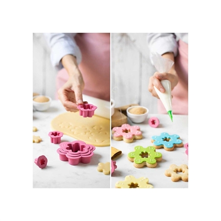  Tagliapasta in plastica fiore Set 6 pz