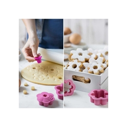  Tagliapasta in plastica fiore Set 6 pz