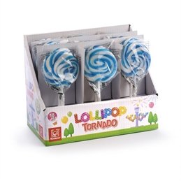 Lecca Lecca 30 grammi spirale Bianco e Azzurro