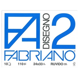Fabriano Album F2 24x33 cm Ruvido 10 Fogli