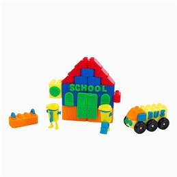 Playdoh Blocks Scuola 76 pezzi