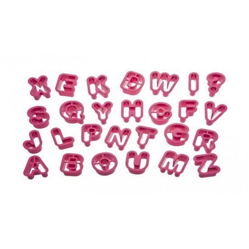 Kit Tagliapasta 5,2x2,2 cm Alfabeto 27 pezzi