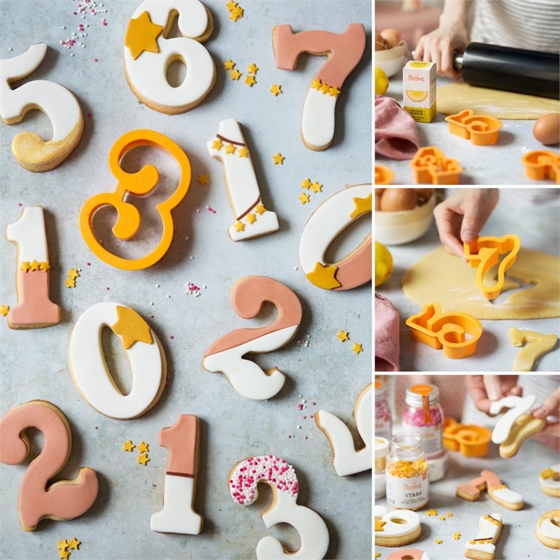 Kit 9 tagliapasta Numeri Giganti