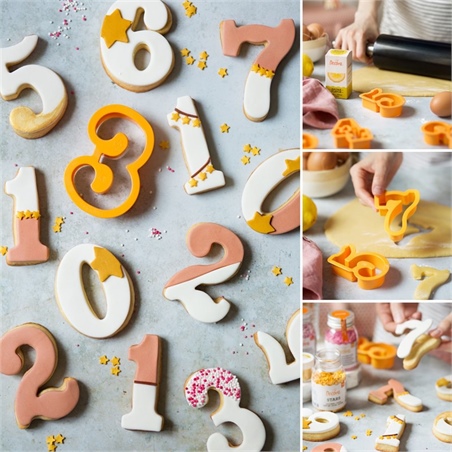 Kit 9 tagliapasta Numeri Giganti