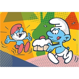 Puzzle 3x48 supercolor Puffi