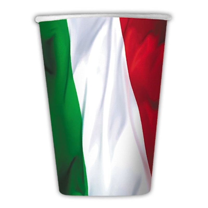 Bicchieri 200 cc Italia 10 pezzi