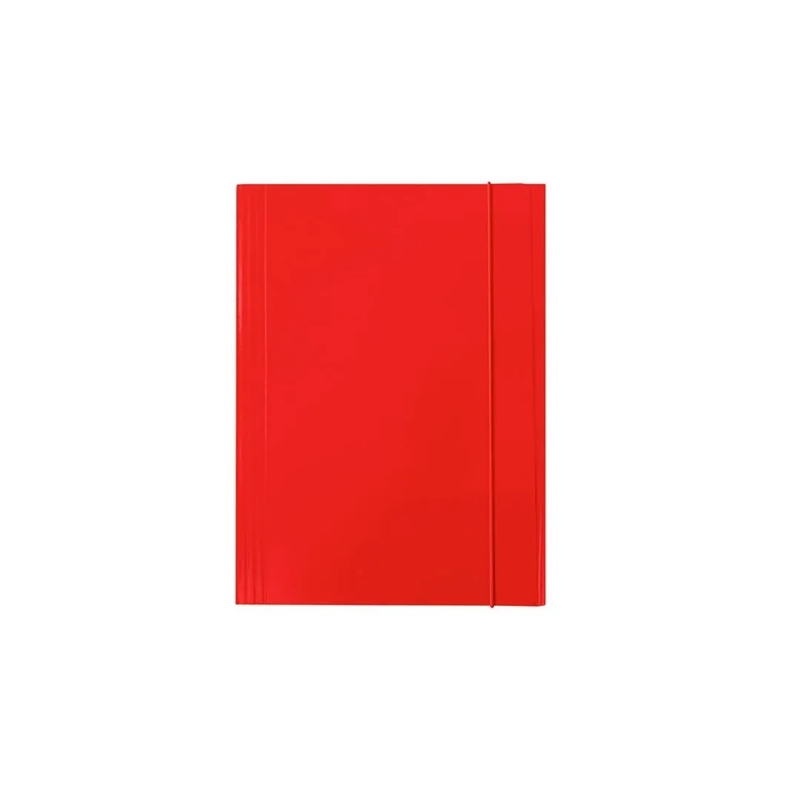 Cartellina 3L Con Elastico 500G 26X35Cm Rosso