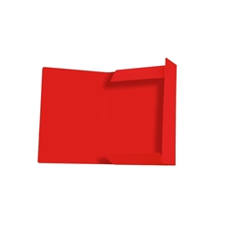 Cartellina 3L Con Elastico 500G 26X35Cm Rosso