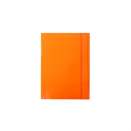 Cartella 3 Lembi Con Elastico 500G 26 X 35 Cm Arancio