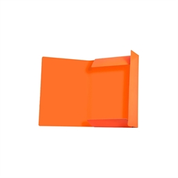 Cartella 3 Lembi Con Elastico 500G 26 X 35 Cm Arancio