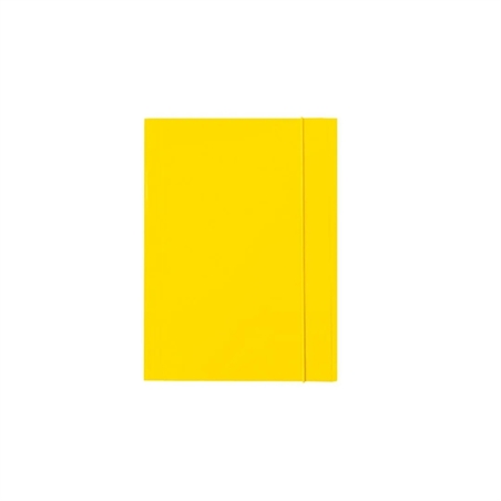 Cartella 3 Lembi Con Elastico 500G 26 X 35 Cm Giallo