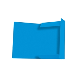 Cartella 3 Lembi Con Elastico 500G 26 X 35 Cm Azzurro