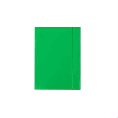 Cartella 3 Lembi Con Elastico 500G 26 X 35 Cm Verde