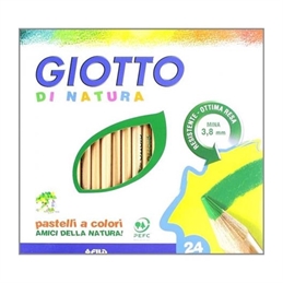 Pastelli Giotto di Natura Scatola 24 matite colorate assortite