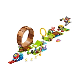 Sfida del Giro della morte nella Green Hill Zone di Sonic