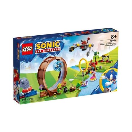 Sfida del Giro della morte nella Green Hill Zone di Sonic