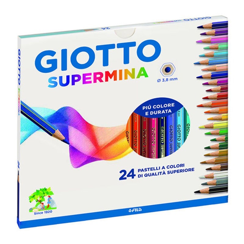Giotto Supermina astuccio da 24 pastelli