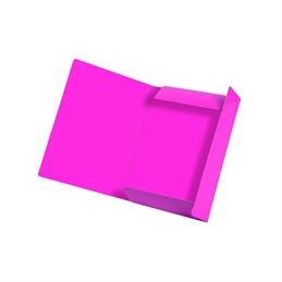 Cartellina 3L Con Elastico 500G 26X35Cm Fucsia
