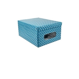 Scatola Portabiancheria Eco Heart Cm 50x39x24 