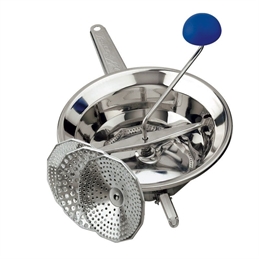 OMAC PASSAVERDURE EMANUEL INOX CON 3 FILTRI D 20 CM