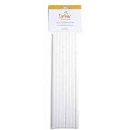 Pioli in Plastica altezza 30 cm diametro 8 mm 8 pezzi