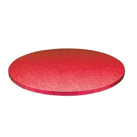 Cake Board Rosso diametro 30 cm spessore 1,2 cm