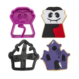 Set 2 Tagliapasta Vampire in plastica 6x8x2,2 cm