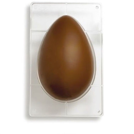 Stampo per Uovo di Cioccolato in policarbonato da 1 Kg 1 cavità