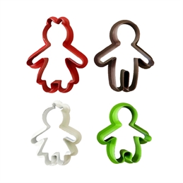Set 4 tagliapasta Gingerbread Family