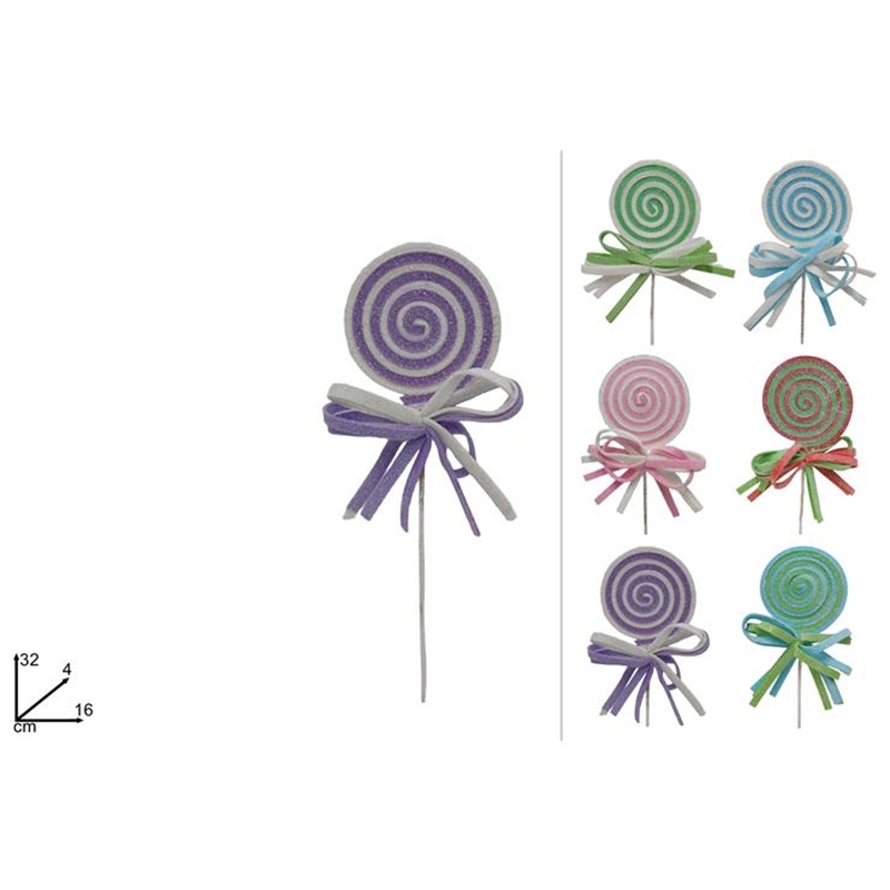 Spillone Lecca Lecca Con Fiocco