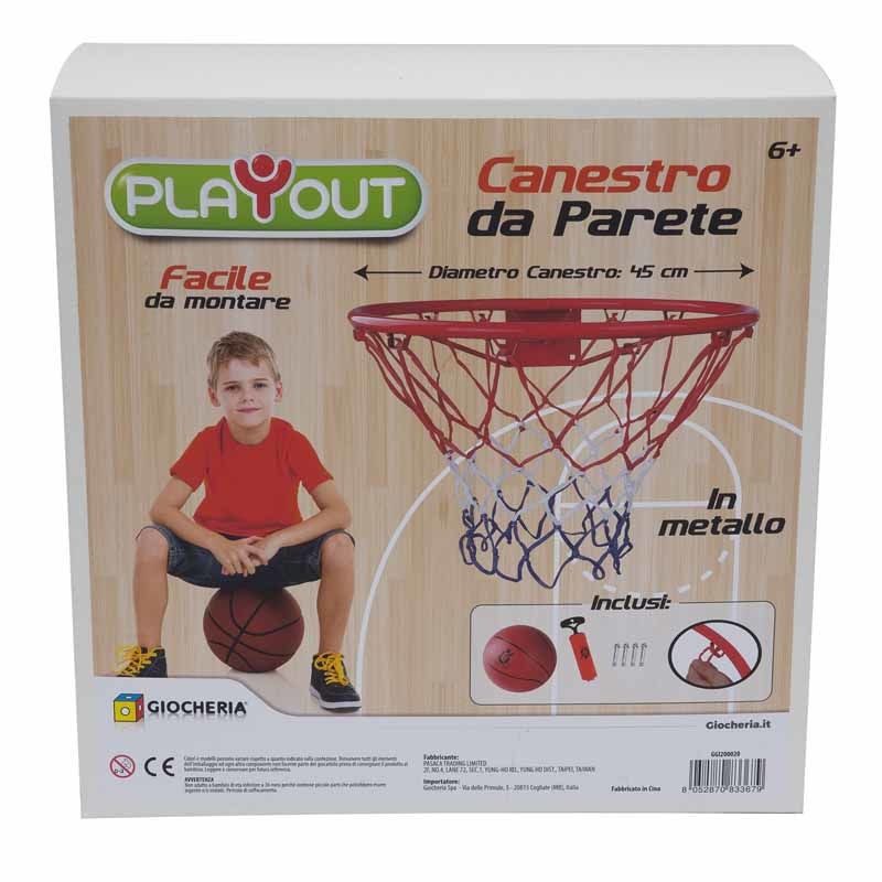 Basket Canestro in metallo da Muro diametro 45 cm