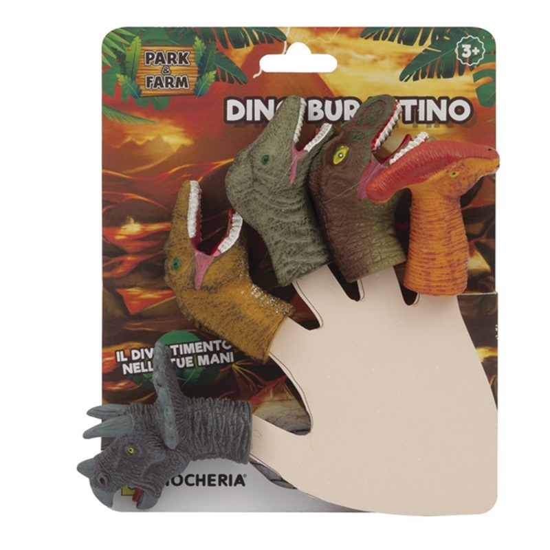 Forhandy Dinosauro Giocattoli 10 Pezzi Dino Morso Dito Set Piccoli Dinosauri Figurine Interattive Bambini Festa Regalo per Bambini