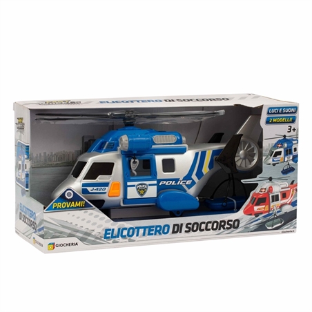 Elicottero Blu Forze dell'Ordine Rescue