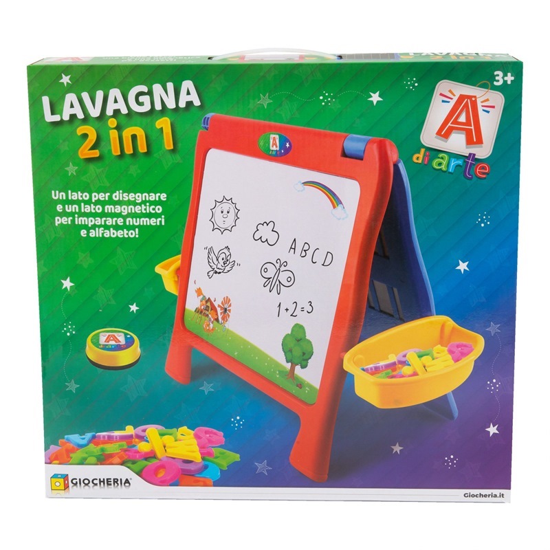 Lavagna Magica Magnetica Bifacciale gessetti e accessori