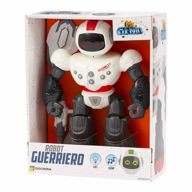 Robot RC Guerriero Rosso Armato