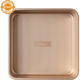 tampo Quadrato rose gold line di lato 24,5 x 24,5 cm ed alto 5,5 cm.