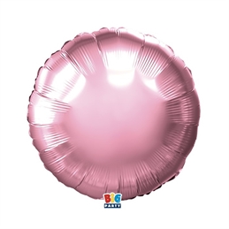 Palloncino Foil Tondo 18" Rosa Metal