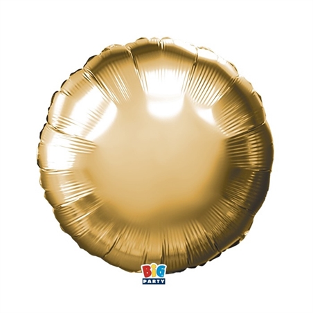 Palloncino Foil Tondo 18" Oro Metal