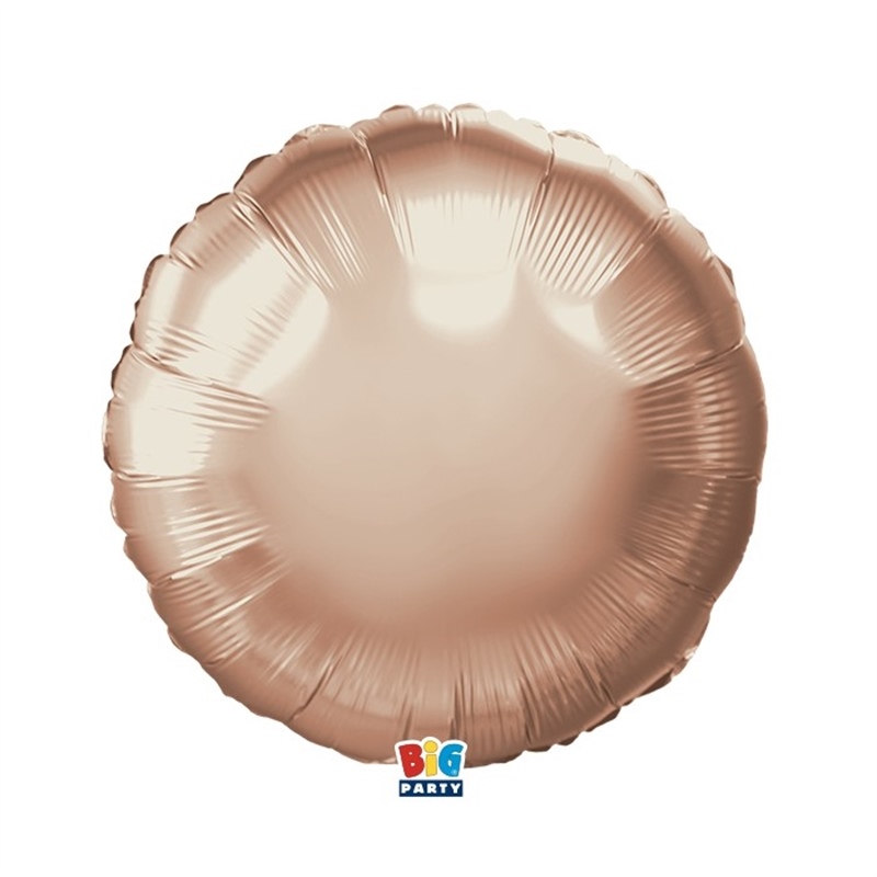 Palloncino Foil Tondo 18" Rose Gold Metal