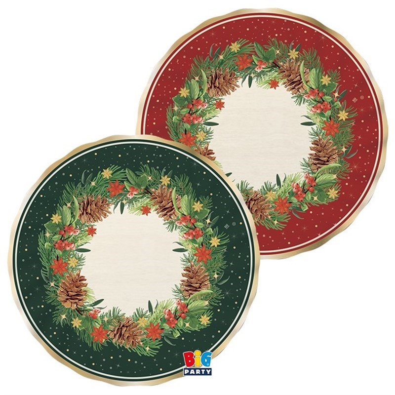 6 Piatti Mix Ø 30 cm Christmas Twinkle