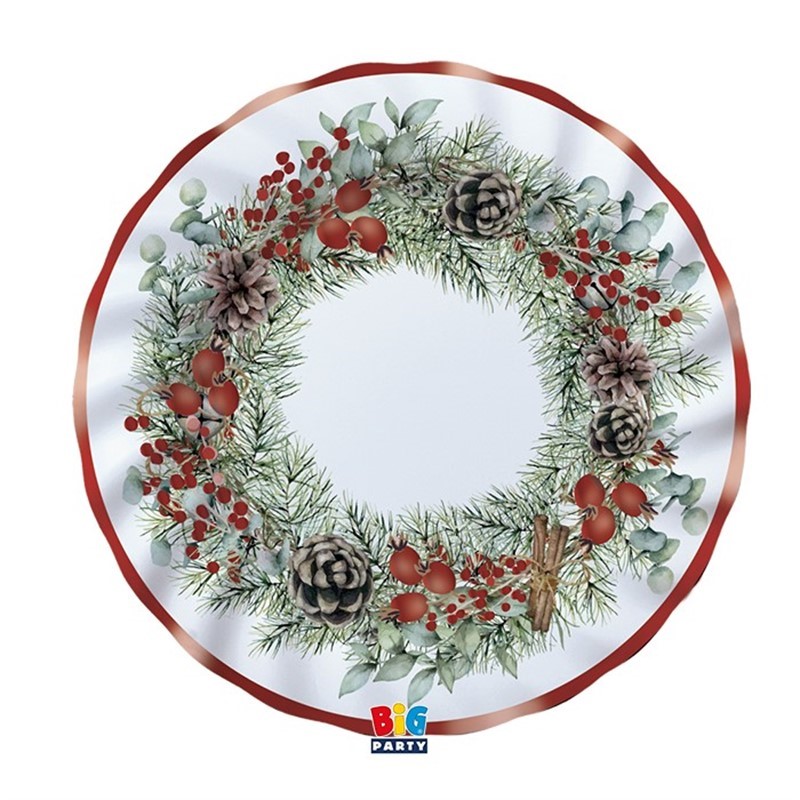 6 Piatti Ø 25 cm Christmas Joy