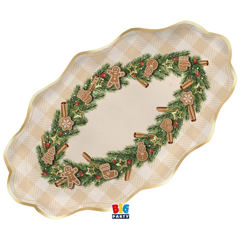 2 Raviere 36 x 20 cm Gingerbread