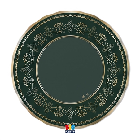 6 Piatti Ø 25 cm Royal Green Gold