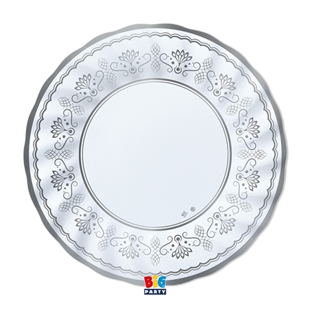 6 Piatti Fondi Ø 24 cm Royal Silver