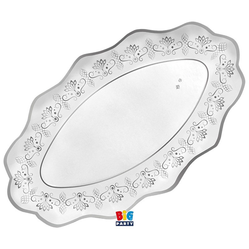 2 Raviere 36 x 20 cm Royal Silver