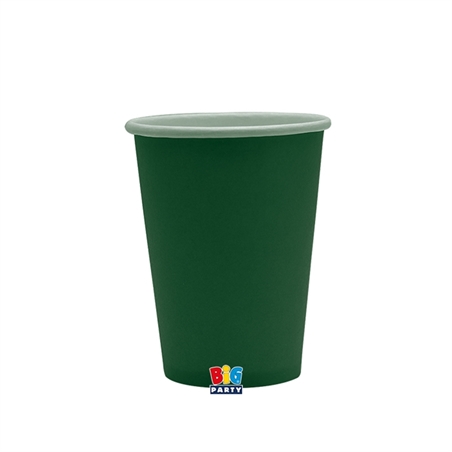 25 Bicchieri Ecolor 200 cc Verde Foresta