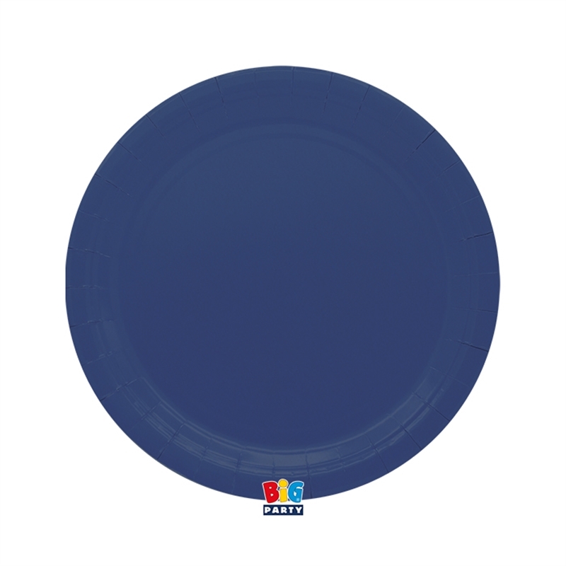25 Piatti Ecolor Ø 24 cm Blu Notte