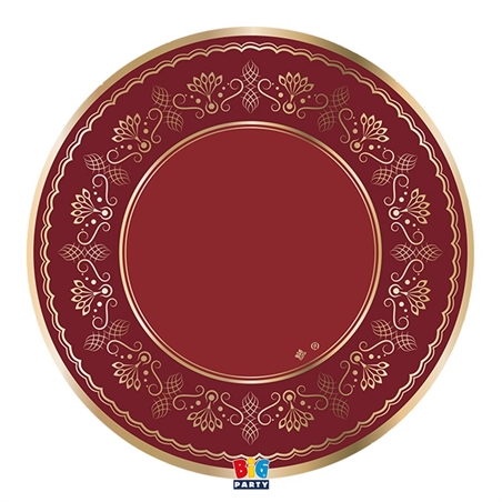 6 Sottopiatti Ø 32 cm Royal Red Gold